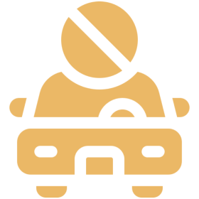 No driving symbol illustration