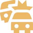 Minimalist skulls with crowns design