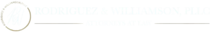 Gold monogram and company logo on black